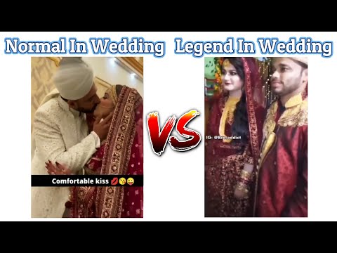 Normal in Wedding Vs Legend In Wedding !! Memes #viralmemes #mem