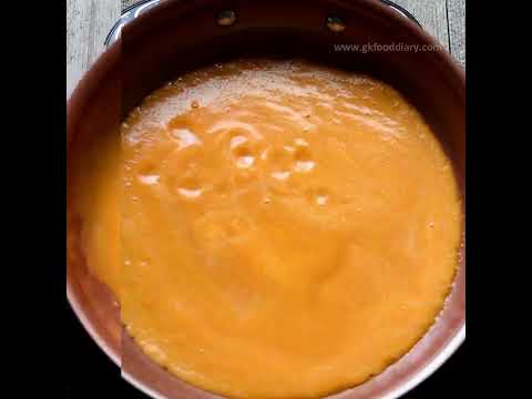 Nutritious dish Yellow Pumpkin Halwa  for Babies, Toddlers and Kids