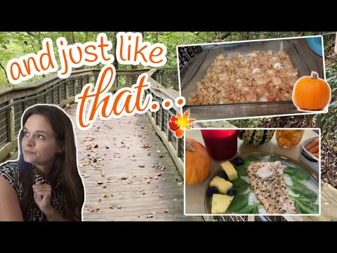 😳 He can do that?! 🍁 All Day Cooking & More! 🍁 Pumpkin Spice Rice Krispy Treats & Suppertime!