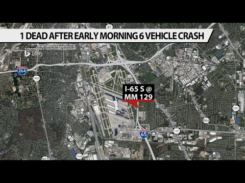 Man dead after multi-vehicle crash Tuesday morning on I-65