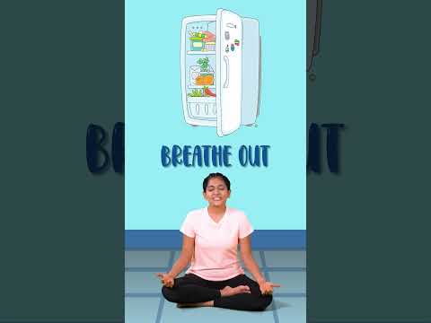 Try the Refrigerator Breathing to feel calm and cool! #yogaforkids #yogaguppy #kidsyogafun #kids