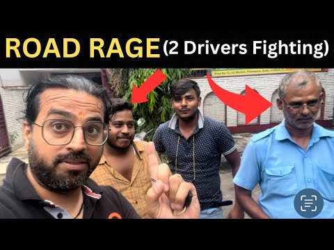 Road Rage in Delhi | Delhi Police ke bina matter solve karva diya #roadrage #roadaccdient #delhi