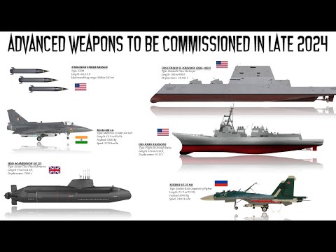 The 10 New set of Weapons to be commission in late 2024