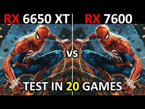 RX 6650 XT vs RX 7600 | Test in 20 Games at 1080p | Late 2024