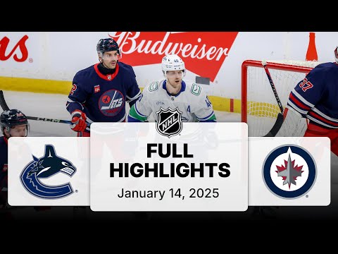 NHL Highlights | Canucks vs. Jets | January 14, 2025