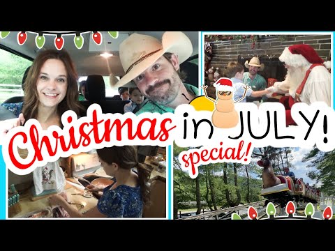 He wouldn't do that...😆 | It's the Christmas in July SPECIAL! | Weekend Breakfast & Santa's Land