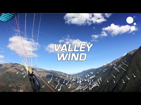 Landing safely on a paraglider (in valley wind)