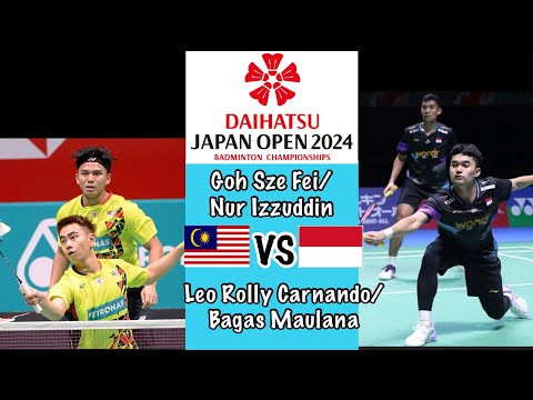 Badminton Japan Open 2024 SF | Malaysia GOH Sze Fei / Nur IZZUDDIN defeated opponent entered FINAL!!