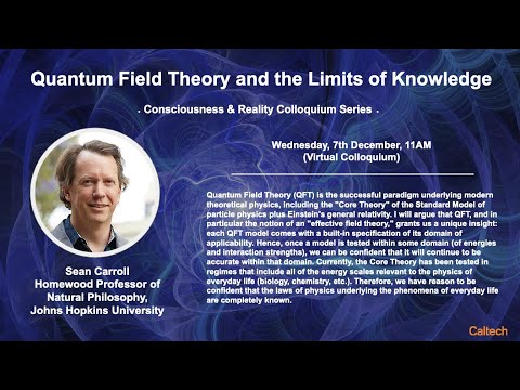 Quantum Field Theory and the Limits of Knowledge  - Sean Carroll - 12/7/22