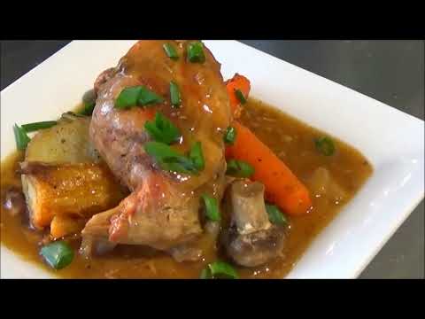 BEST DUTCH OVEN WILD RABBIT RECIPE COOKED OUTDOORS  CLEAN AND COOK