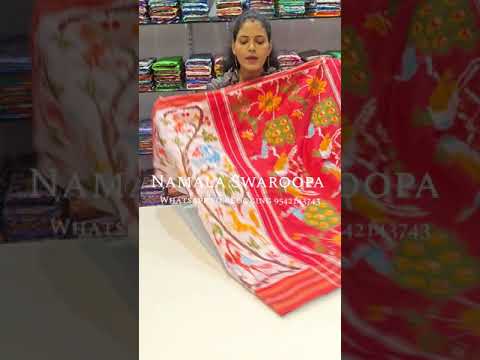 Ikkat Pochampally Handloom Pure Silk Sarees || #HandloomSilk  #ikkatCollections #IkkatSaree