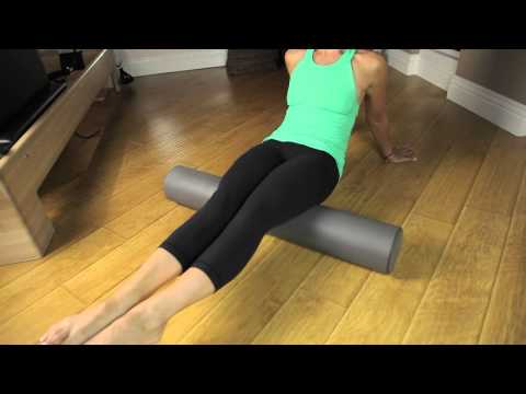 Foam-Roller Hamstring Stretches