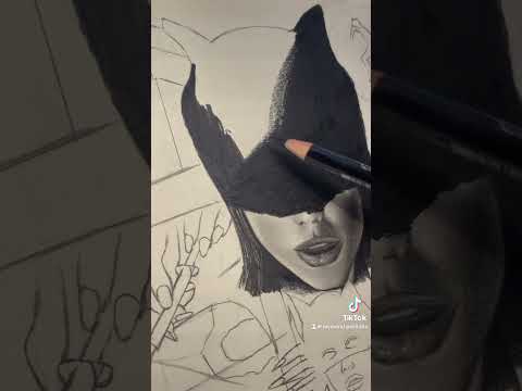 DRAWING ARIANA 🐱 (tiktok:raymond.portraits) #artistdrawing #art #ariangrande #drawing #shortsvideo