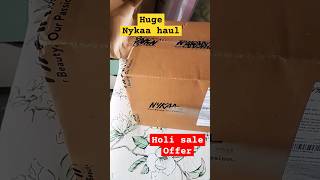 Nykaa Sale |#nykaahaul #nykaasalehaul #youtubeshorts #asmrsounds #holisale #nykaa #skincareproducts