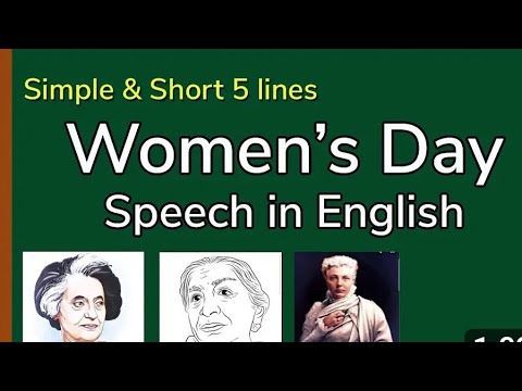 Women's day speech