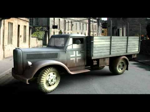 Truck engine - moving sound effect