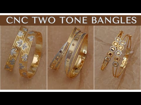 CNC Two Tone Bangles with Price - Online Shopping CNC Bangles Design