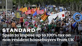 Spain to impose up to 100% tax on non-resident housebuyers from UK and other non-EU countries