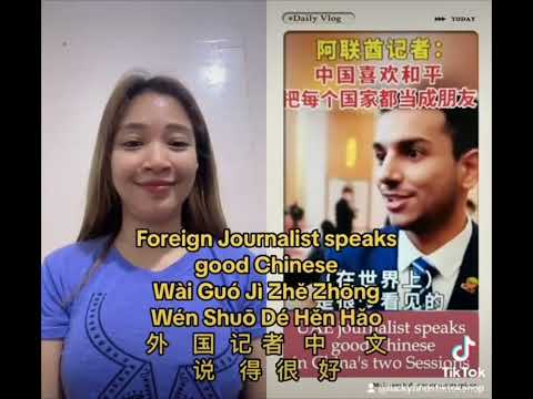 Foreign journalist speaks very good Chinese