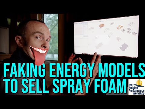 LIES to Sell Spray Foam Insulation using Fake Energy Modeling Code Compliance Reports