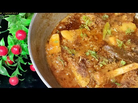 Mutton Keema Aalu Masala / मटन कीमा आलू मसाला / Winter Special Recipe / The Fatima's Kitchen Recipe