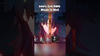 Giving 500% Crit damage to Blade in MoC 12 #honkaistarrail