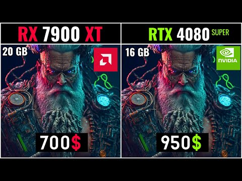 RTX 4080 SUPER  vs RX 7900 XTX - 20 GAMES TESTED 1080P -2K -4K