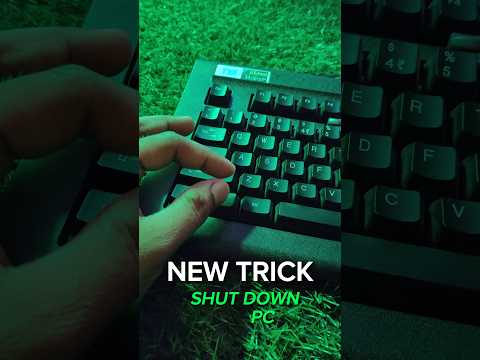 Shortcut Key Computer Shut Down 🖥️ New Trick Pc Shut Down #Short #Shorts