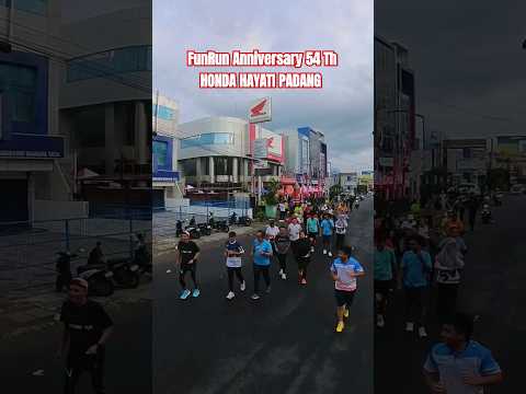 Fun Run HUT Ke 54 Tahun Honda Hayati Padang - Sumatera Barat