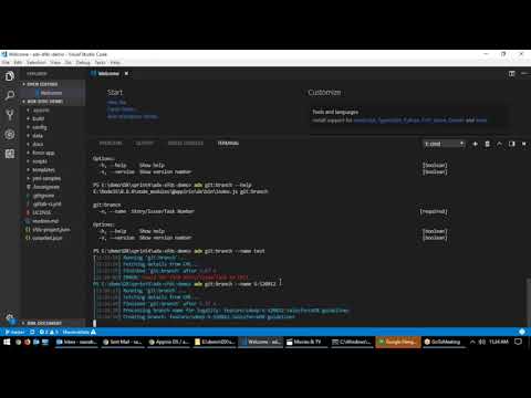 Create branch using AppirioDX command