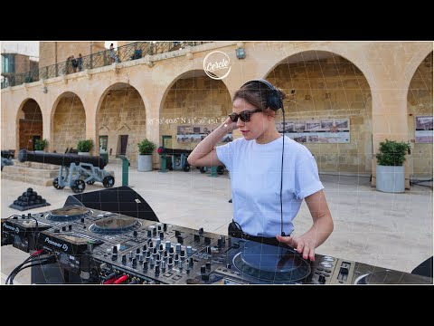 Anfisa Letyago at Saluting Battery, in Malta for Cercle