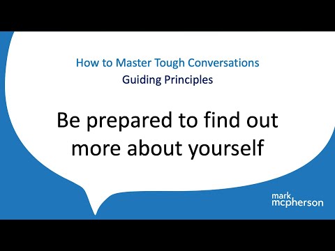 Guiding Principles: Be prepared to find out more about yourself