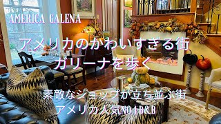 America Galena アメリカのかわいい街ガリーナを歩く　素敵なショップが立ち並ぶ街/アメリカの人気No.1 B&B