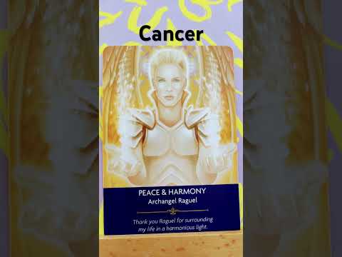 Cancer / A wave of harmony is being washed over your life right now #angeltarotcards #cancer