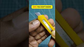 Cutter Knife Hacks You Never Knew! #shorts #lifehacks #ideas #experiment