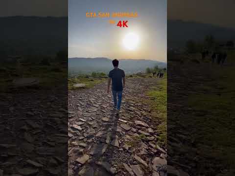 GTA SA walk in Real Life 4k ! #gtamusic #gta #nature #beautiful #travel #mountains #kashmir #music