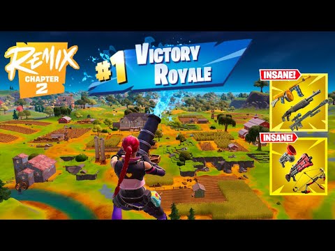 118 Kill Solo Vs Squads Wins Gameplay Full Game (Fortnite Chapter 2 Remix Ps4 Controller)