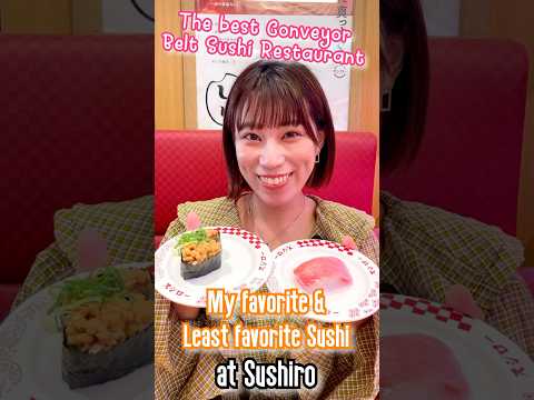 A Japanese girl shares her best and worst Sushi dishes at conveyor belt Sushi restaurant, Sushiro!