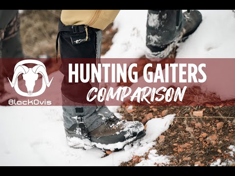 Hunting Gaiters Comparison - Peax Storm Castle and Stone Glacier SQ2