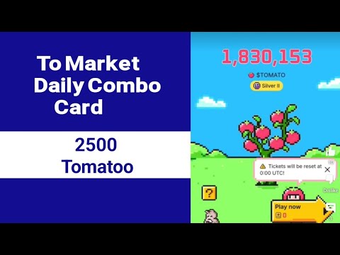 daily combo to market  | 9 september to makret card