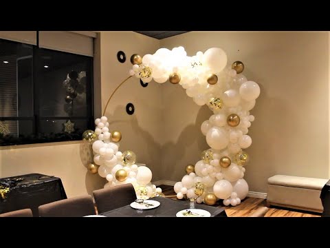 Surprise Birthday Party Balloon Garland DIY | How To | Tutorial