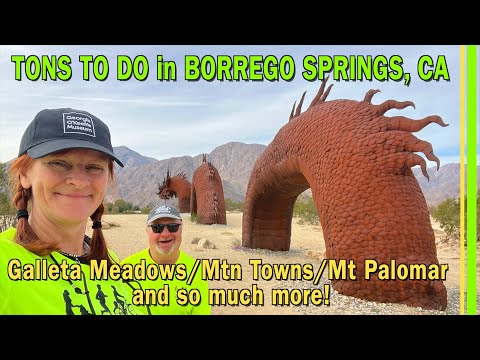 10 THINGS TO DO in Borrego Springs CA | Magical Galleta Meadows Estate | Mtn Towns & Palomar | EP257