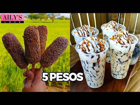 DINUDUMOG TRENDING MABENTA PATOK NA PANGNEGOSYO - CAMOTE CHEESE ROLLS | COFFEE JELLY SALAD DESSERT