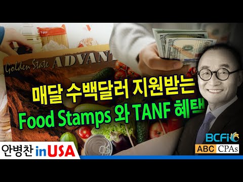 [안병찬 in USA : 미국 생활] 매달 수백달러 지원받는 Food Stamps 와 TANF 혜택