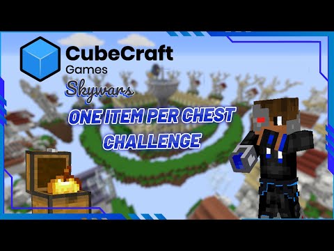 ONE ITEM PER CHEST CHALLENGE IN SKYWARS (Minecraft)