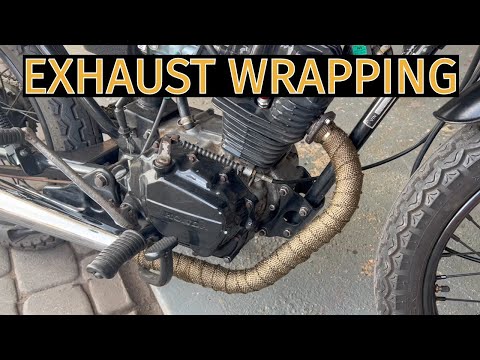 How to Wrap an Exhaust Pipe