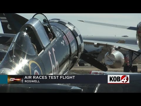 Pilots test course for National Championship Air Races in Roswell