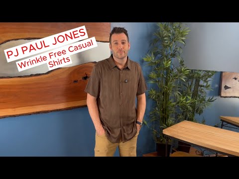 PJ PAUL JONES Wrinkle Free Casual Shirts, stretchy & comfortable #shirts #mensclothing #mensfashion