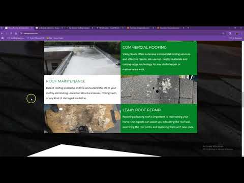 Website Analysis Video for Viking Roofing And Construction