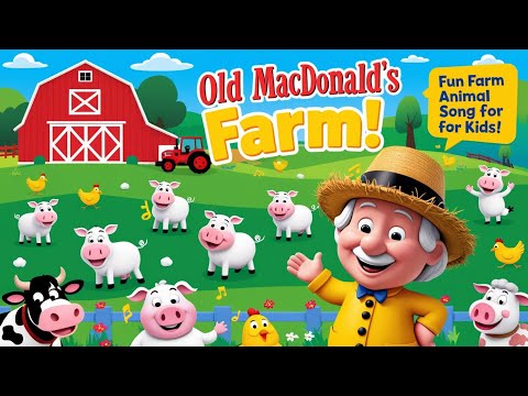 Old MacDonald's Farm | Fun Farm Animal Song for Kids 🐄🐷🐔🐴